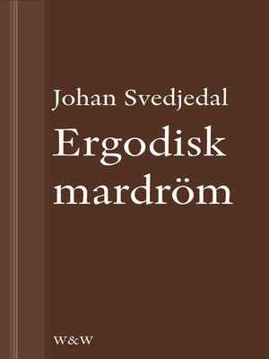 cover image of Ergodisk mardröm